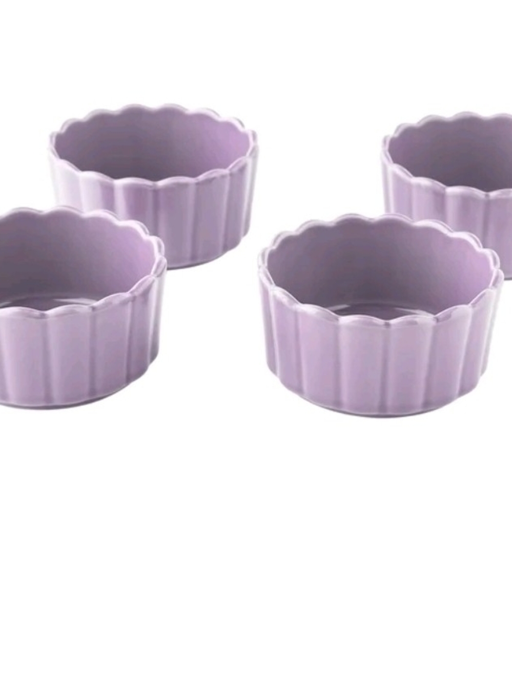 The Pioneer Woman Colette Ramequines de Loza, Lilac, Game of 4